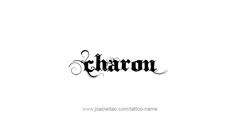 Tattoo Design Mythology Name Charon   