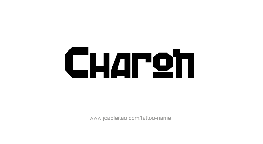 Tattoo Design Mythology Name Charon   