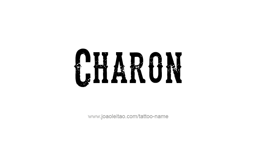 Tattoo Design Mythology Name Charon   