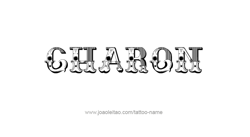 Tattoo Design Mythology Name Charon   