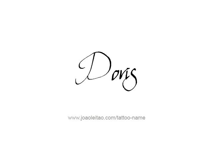 Tattoo Design Mythology Name Doris   