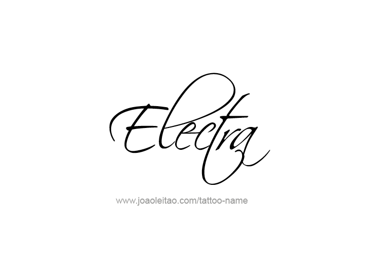 Tattoo Design Mythology Name Electra   