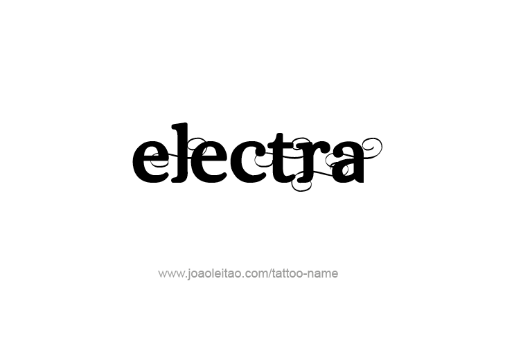 Tattoo Design Mythology Name Electra   