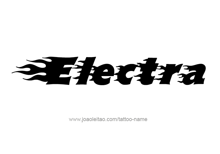 Tattoo Design Mythology Name Electra   