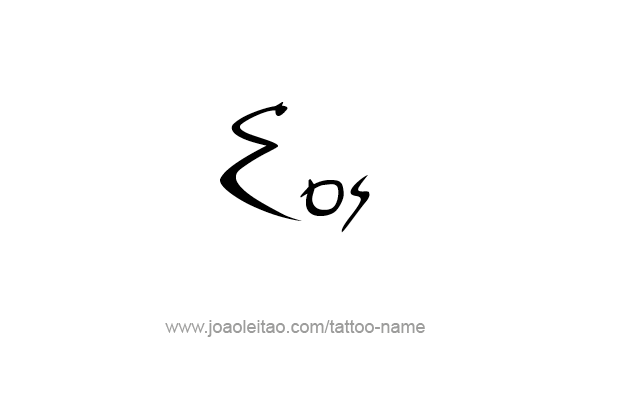 Tattoo Design Mythology Name Eos   