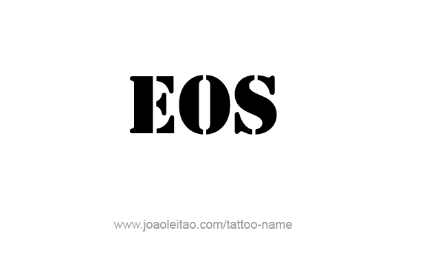 Tattoo Design Mythology Name Eos   