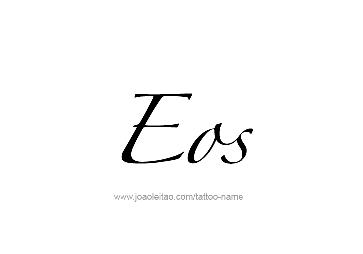 Tattoo Design Mythology Name Eos   