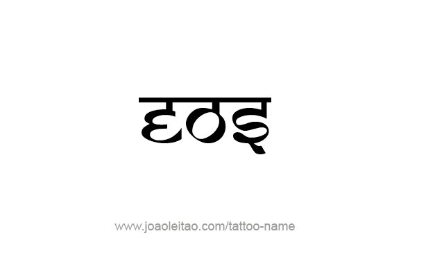 Tattoo Design Mythology Name Eos   