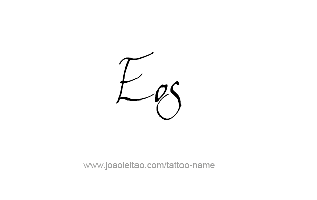 Tattoo Design Mythology Name Eos   