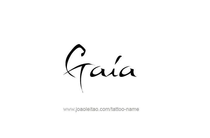 Tattoo Design Mythology Name Gaia   