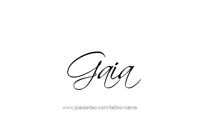 Tattoo Design Mythology Name Gaia   