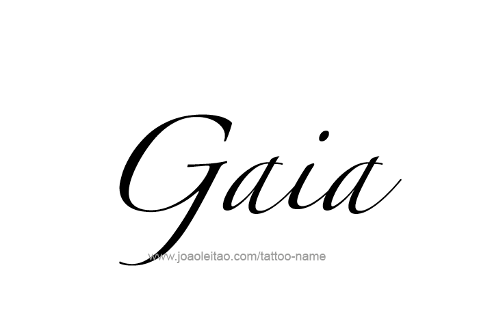 Tattoo Design Mythology Name Gaia   