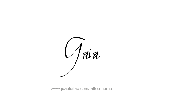 Tattoo Design Mythology Name Gaia   