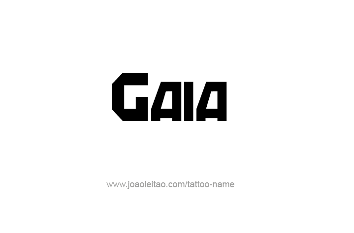 Tattoo Design Mythology Name Gaia   