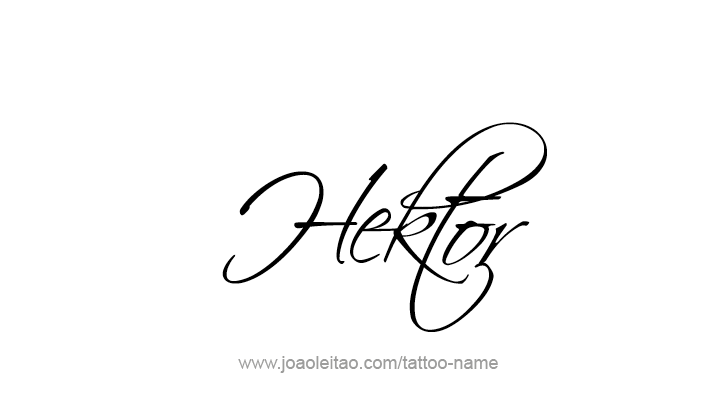 Tattoo Design Mythology Name Hektor   