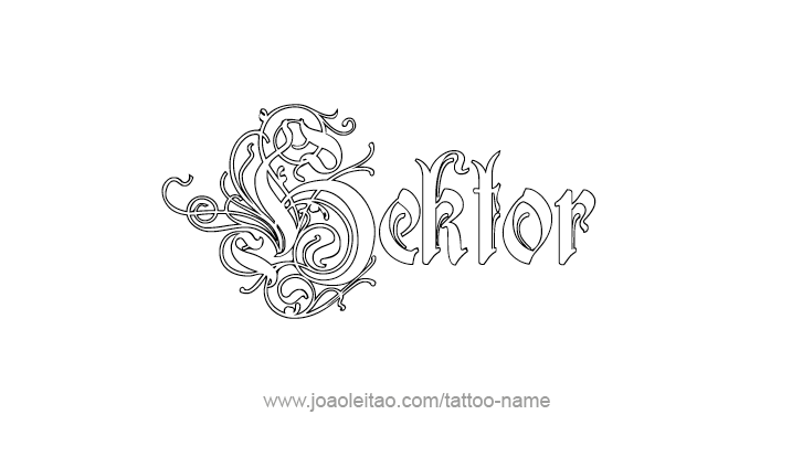 Tattoo Design Mythology Name Hektor   