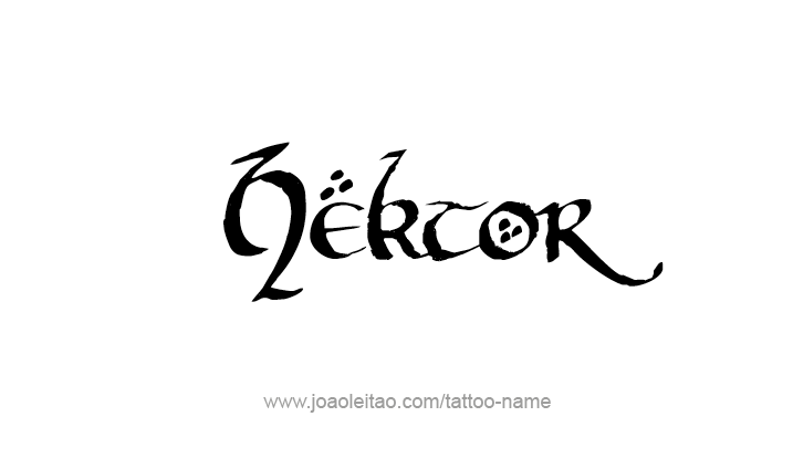 Tattoo Design Mythology Name Hektor   