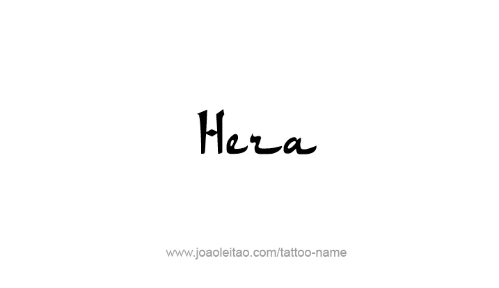 Tattoo Design Mythology Name Hera   