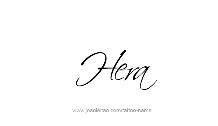 Tattoo Design Mythology Name Hera   