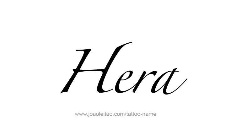 Tattoo Design Mythology Name Hera   