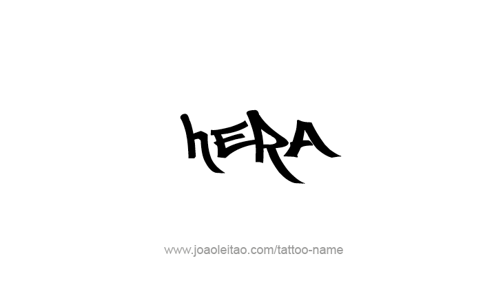 Tattoo Design Mythology Name Hera   