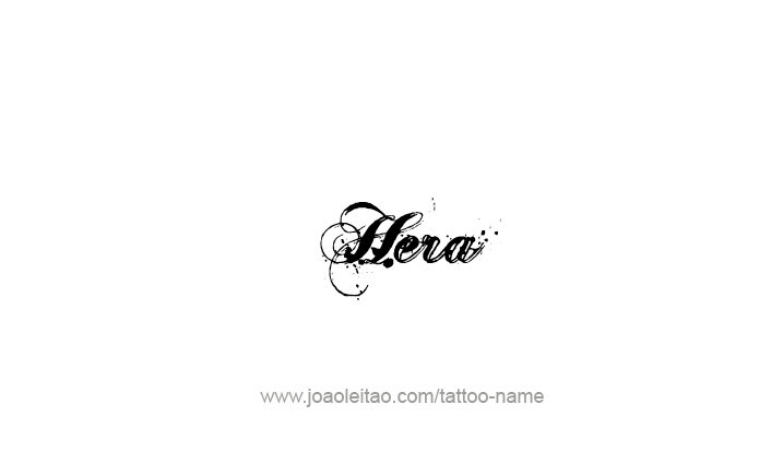 Tattoo Design Mythology Name Hera   