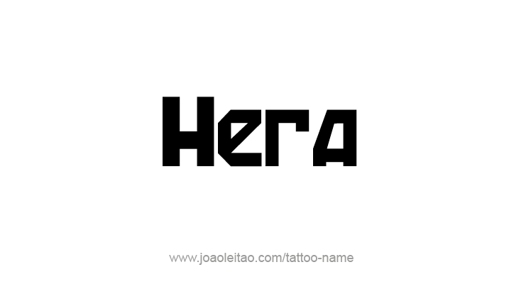 Tattoo Design Mythology Name Hera   