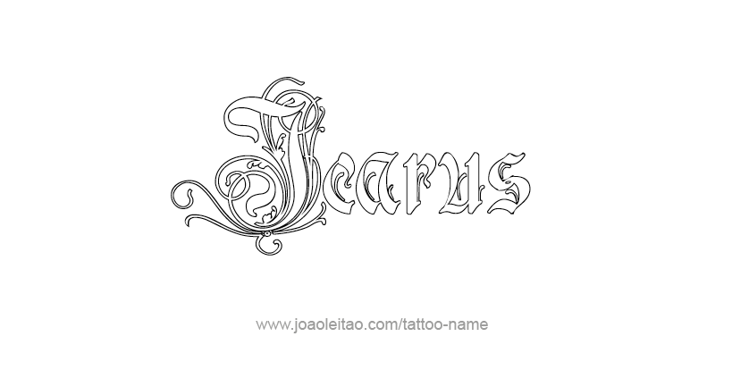 Tattoo Design Mythology Name Icarus   