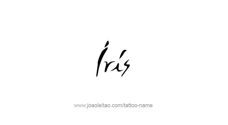 Tattoo Design Mythology Name Iris   