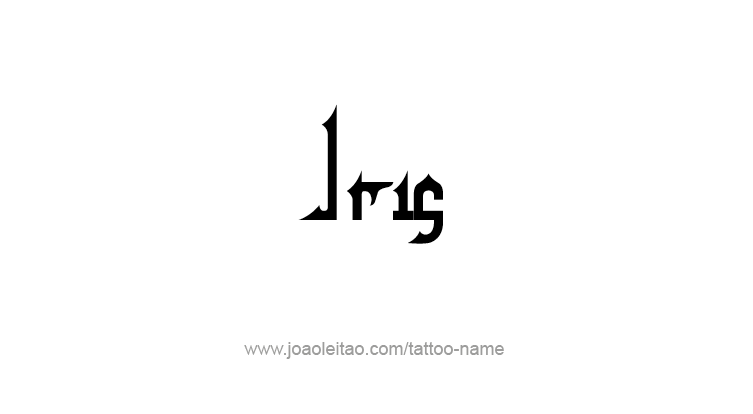 Tattoo Design Mythology Name Iris   