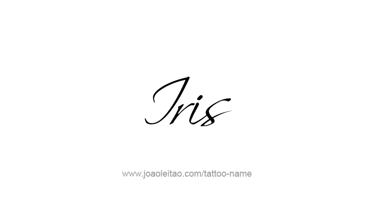 Tattoo Design Mythology Name Iris   