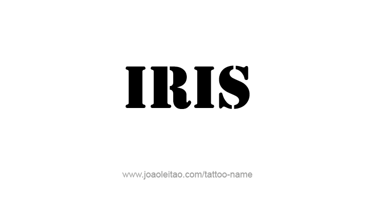 Tattoo Design Mythology Name Iris   