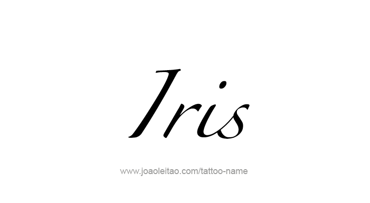 Tattoo Design Mythology Name Iris   