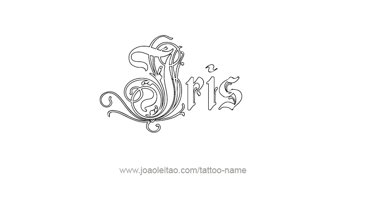 Tattoo Design Mythology Name Iris   