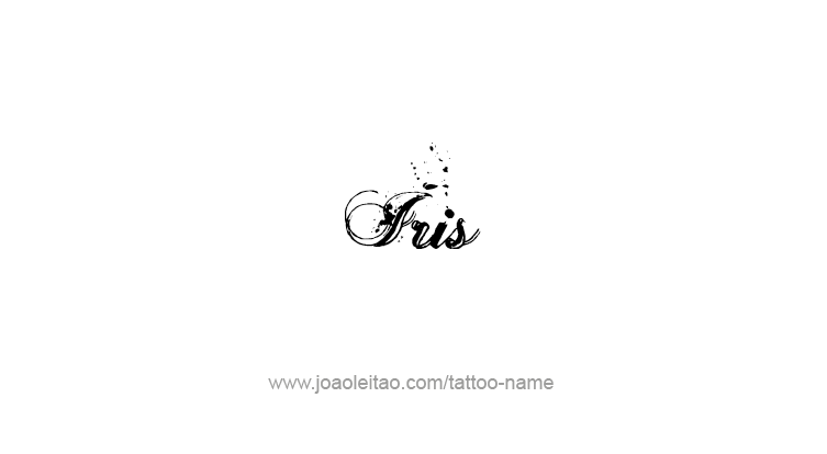 Tattoo Design Mythology Name Iris   