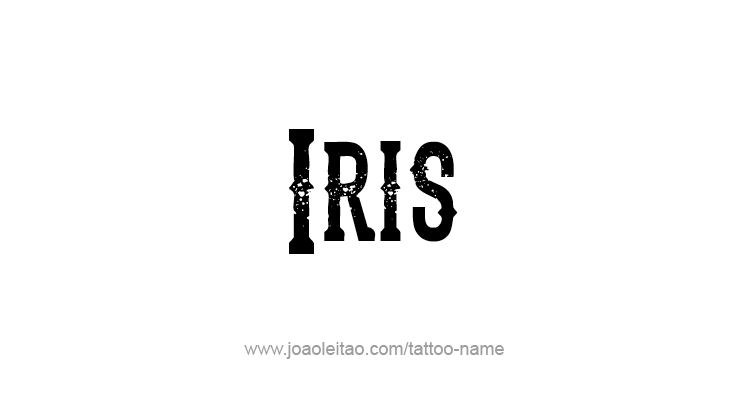 Tattoo Design Mythology Name Iris   