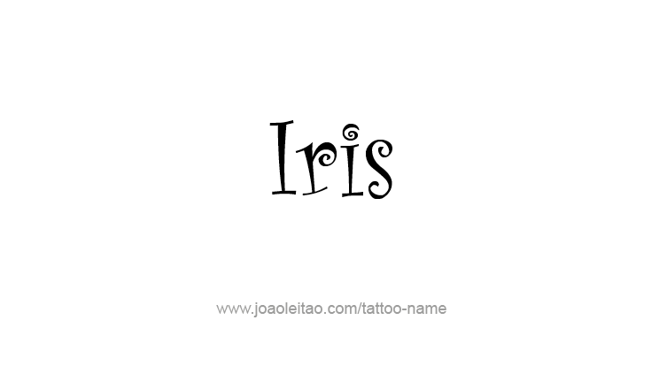 Tattoo Design Mythology Name Iris   