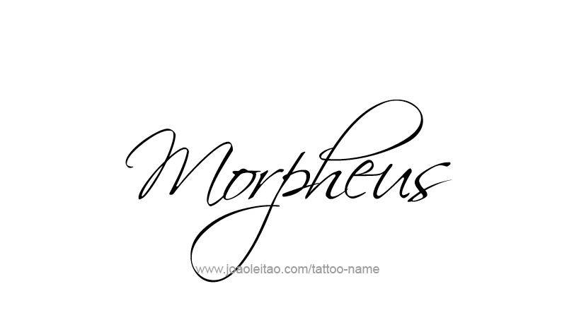 Tattoo Design Mythology Name Morpheus   