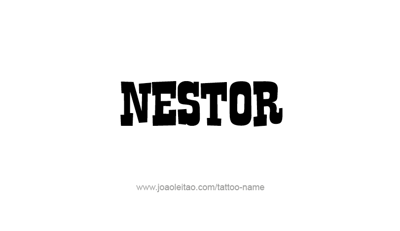 Tattoo Design Mythology Name Nestor   