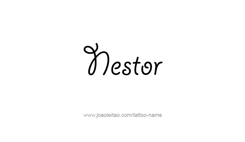 Tattoo Design Mythology Name Nestor   