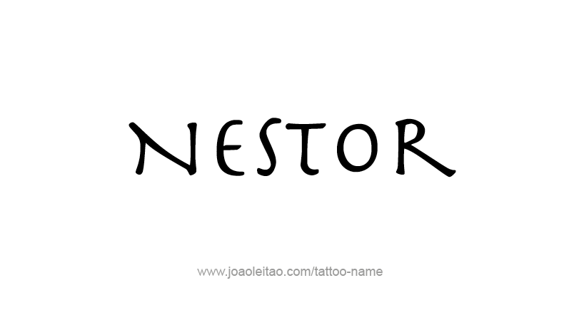 Tattoo Design Mythology Name Nestor   