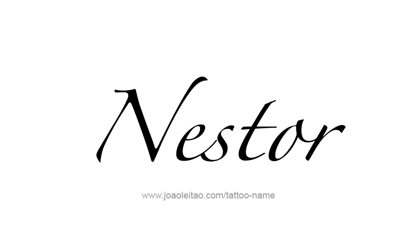 Tattoo Design Mythology Name Nestor   