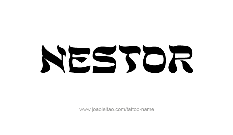 Tattoo Design Mythology Name Nestor   