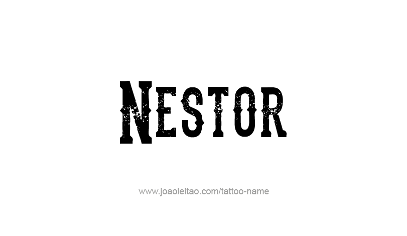 Tattoo Design Mythology Name Nestor   