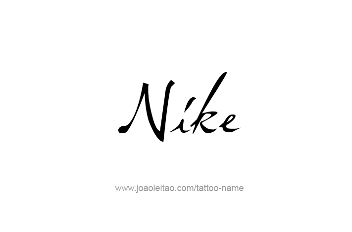 Tattoo Design Mythology Name Nike   