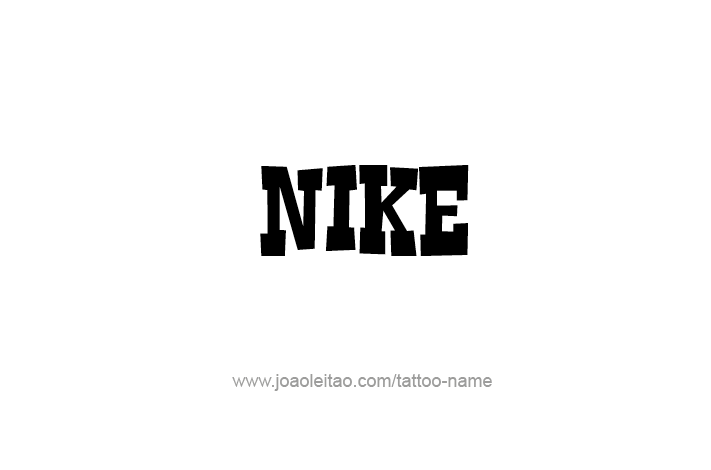 Tattoo Design Mythology Name Nike   
