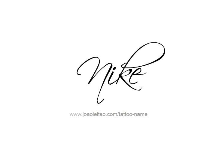 Tattoo Design Mythology Name Nike   