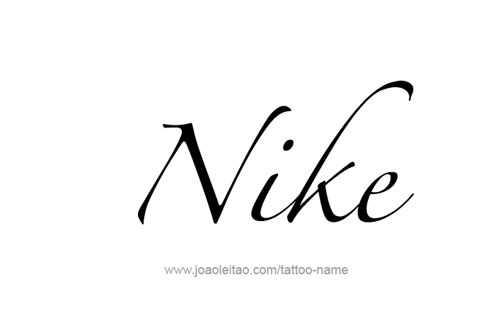 Tattoo Design Mythology Name Nike   