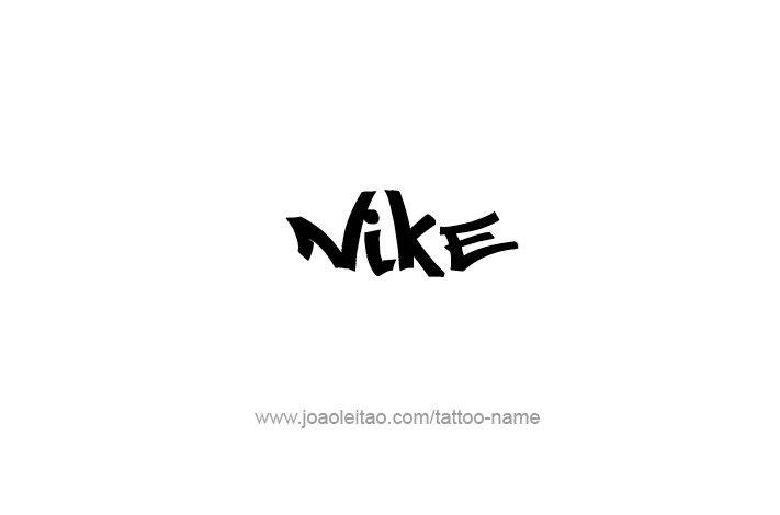 Tattoo Design Mythology Name Nike   