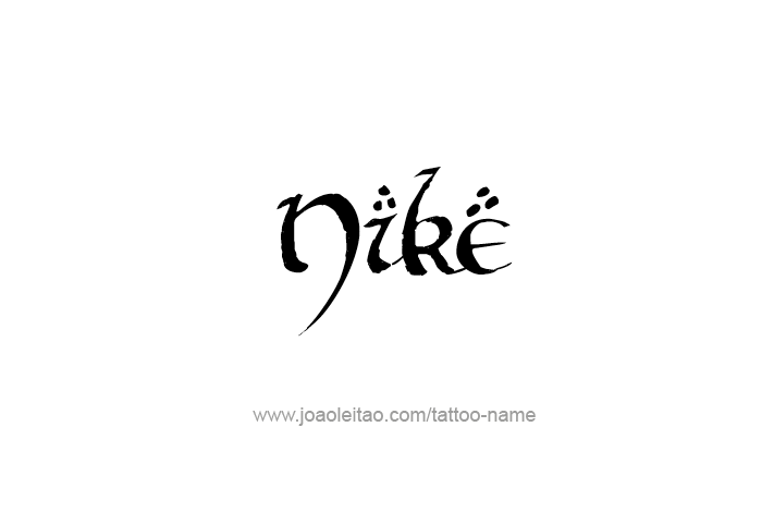 Tattoo Design Mythology Name Nike   